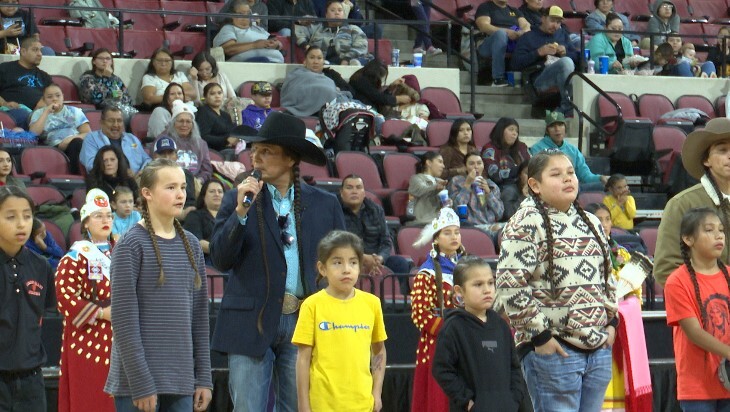 Mo Brings Plenty presenting at All American Indian Shootout