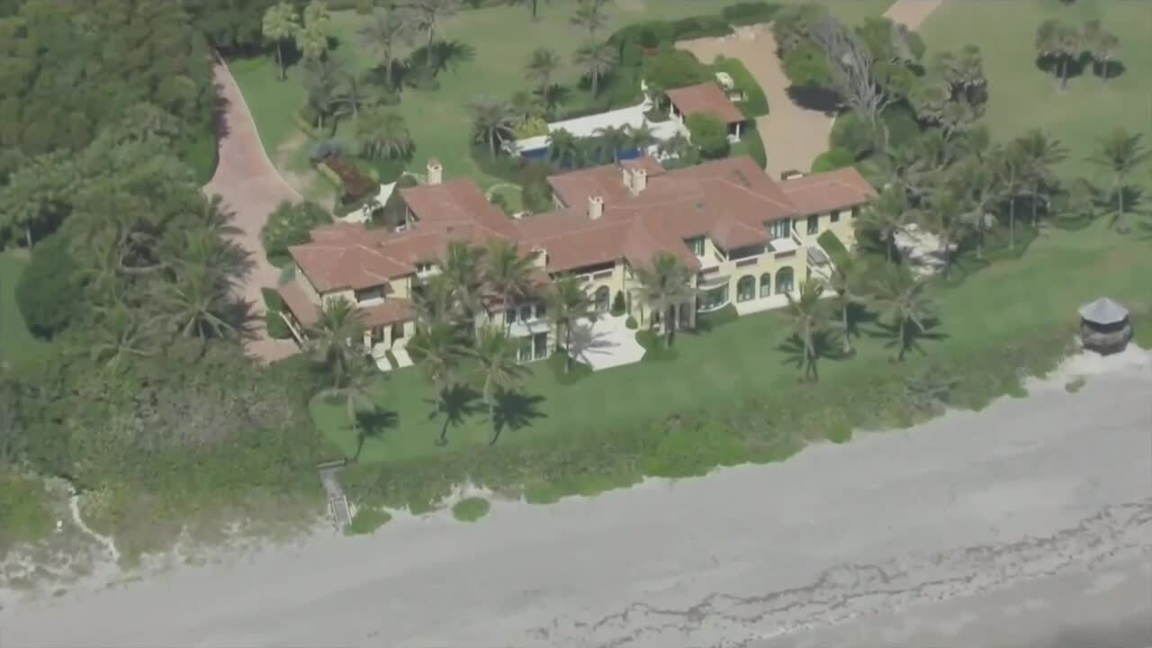 Larry Ellison's North Palm Beach mansion, April 9, 2021