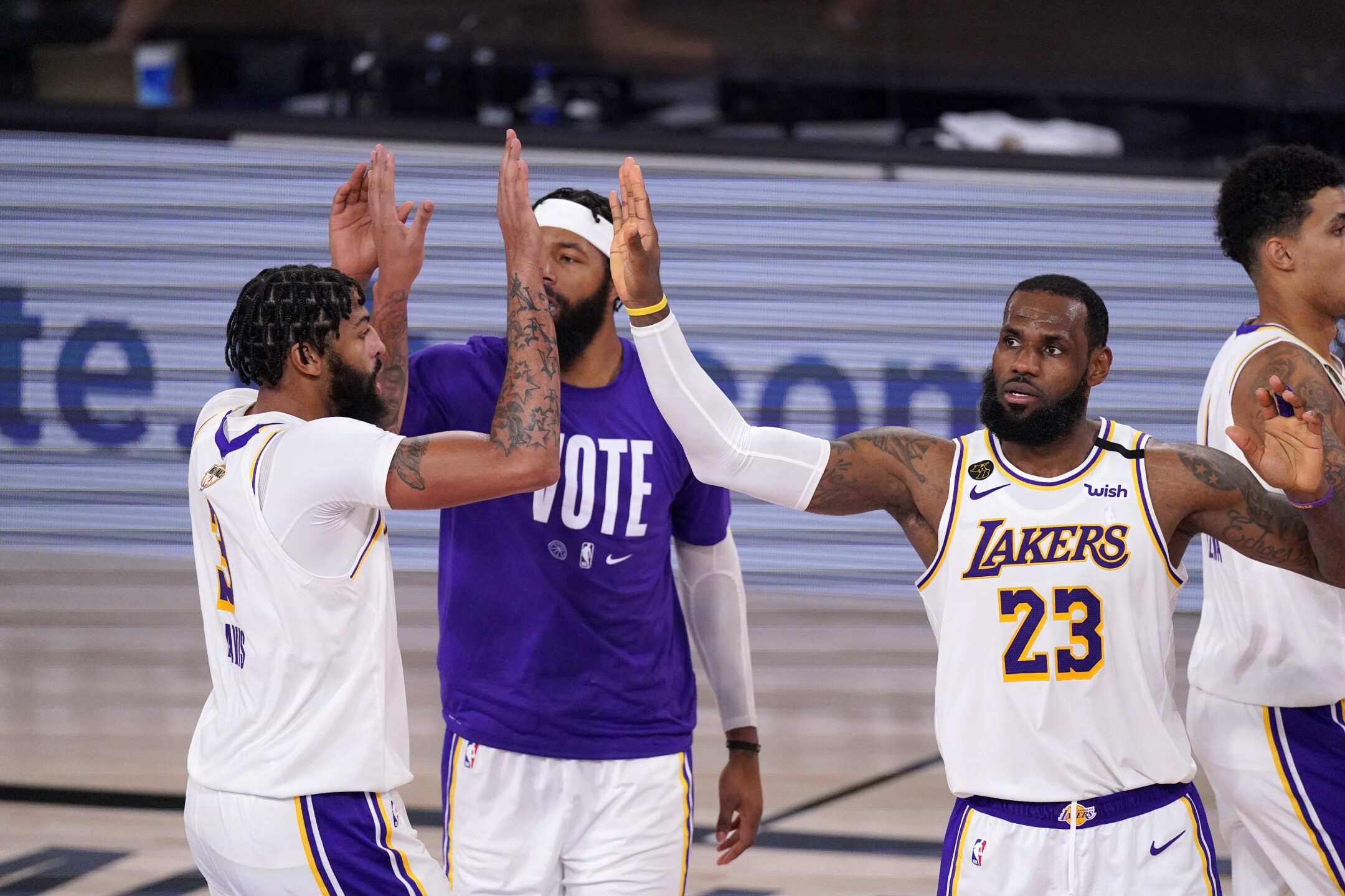 Photos Miami Heat Vs Los Angeles Lakers Nba Finals Game 6