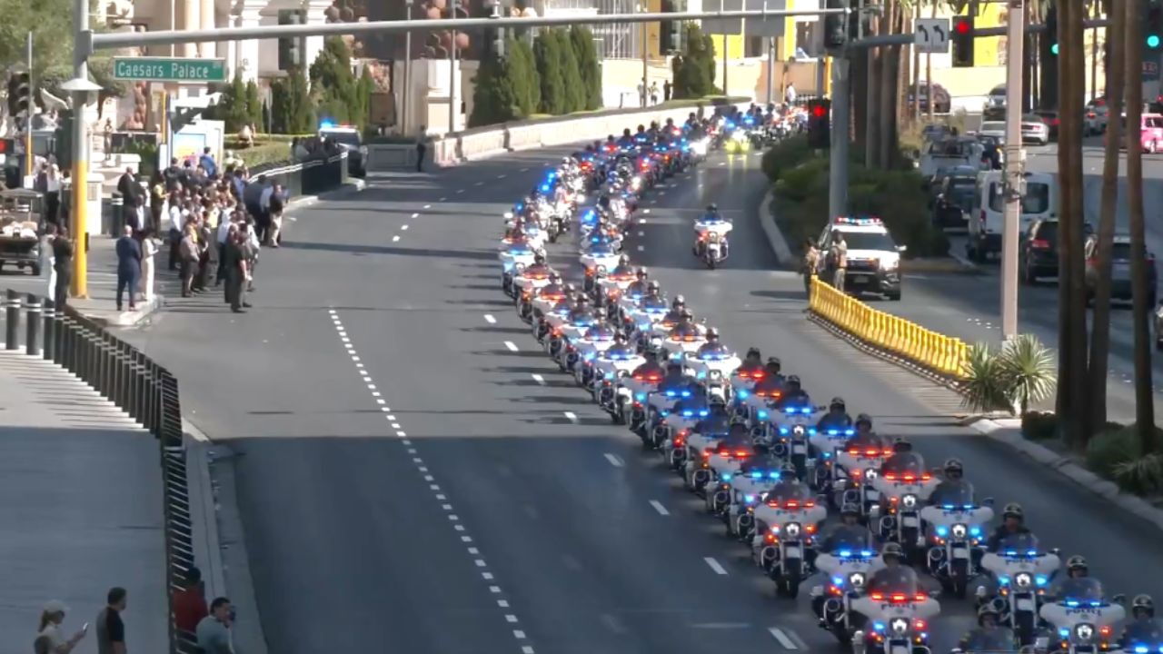 Officer Abdelnabi procession