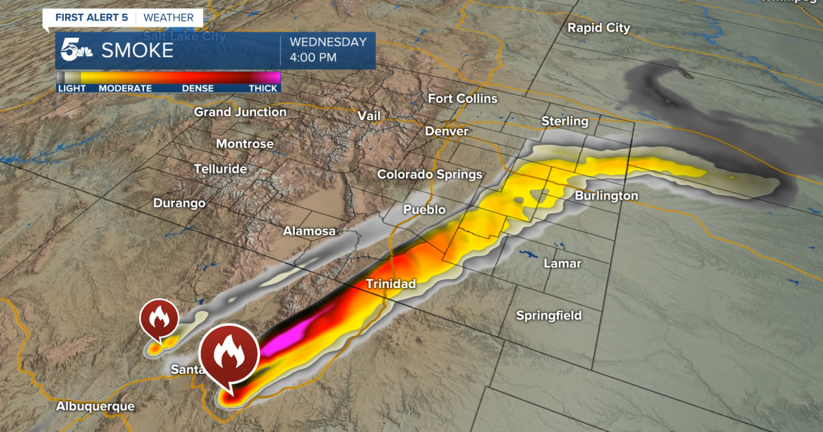 Near-Record heat, fire danger, and smoke plumes from New Mexico