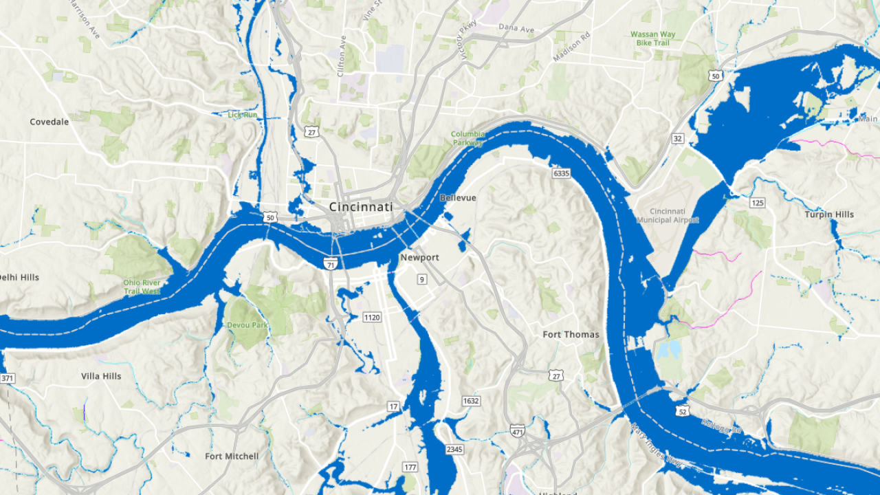 INTERACTIVE MAP: See where river flooding will reach over its banks
