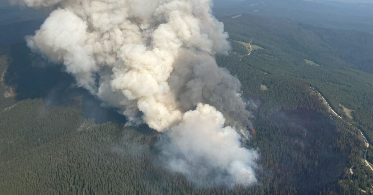 Tuesday update on the Divide Complex Fires