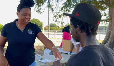 Food drive at United Missionary Baptist Church