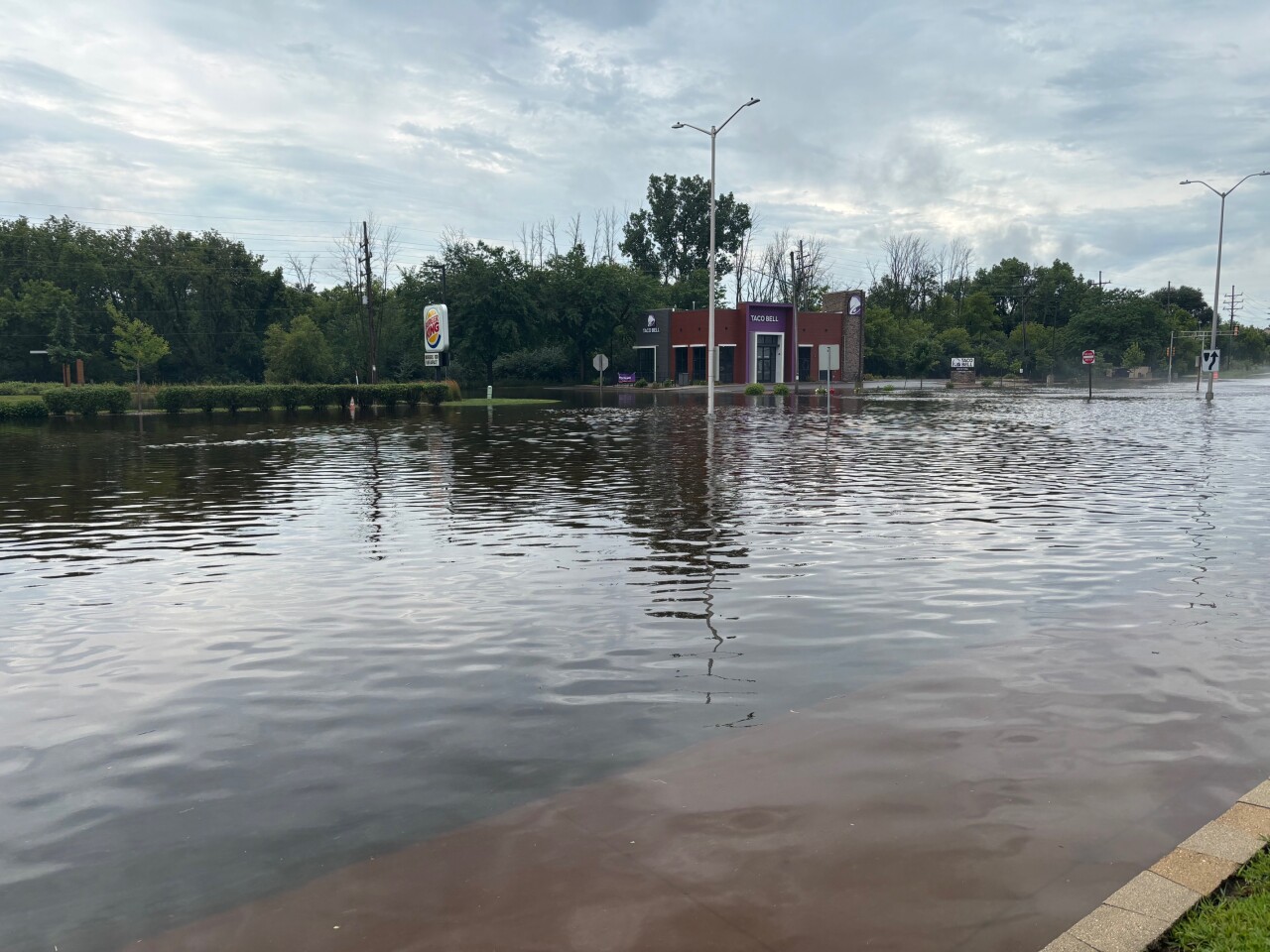 Water levels rise and crest while Germantown community deals with second round of flooding