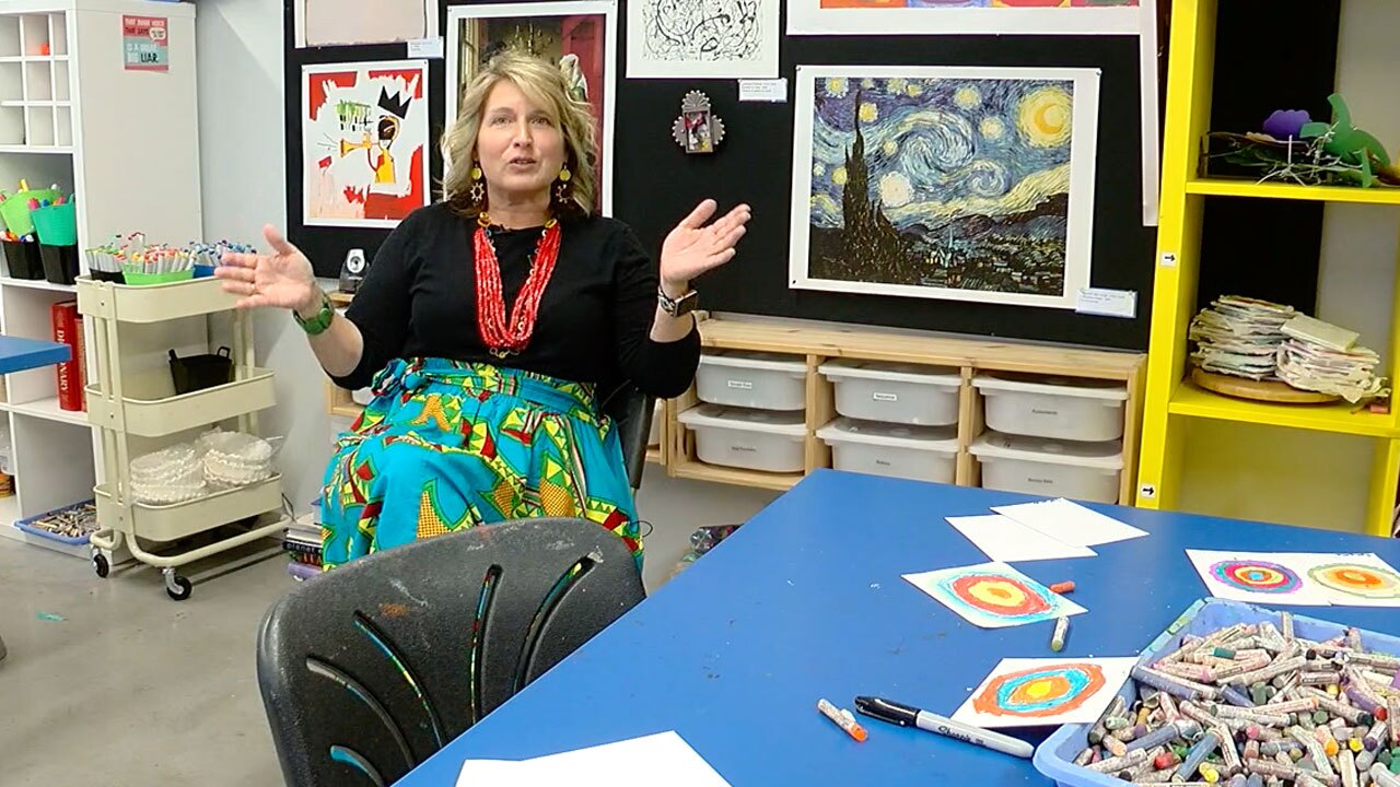 Amber Schullstrom, The Greene School art teacher