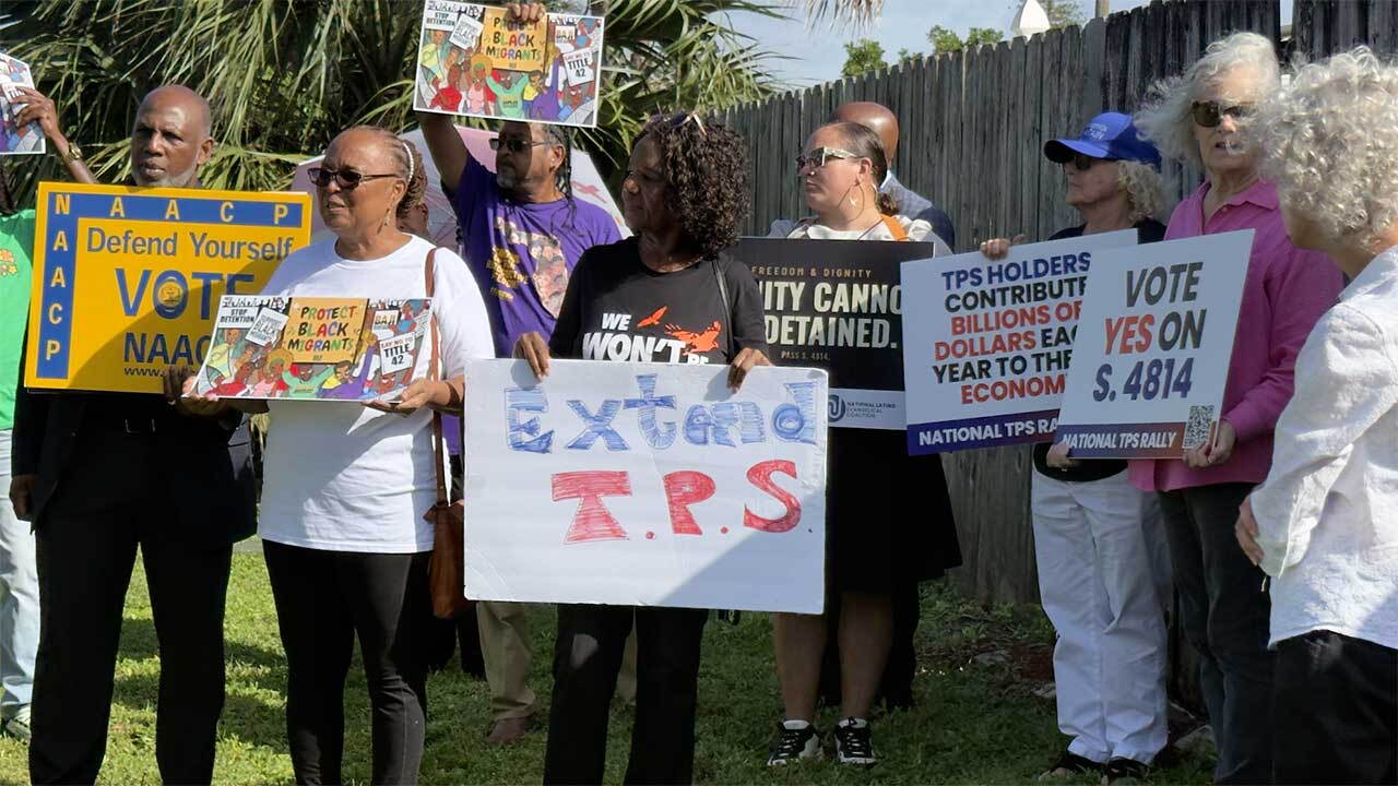 Haiti TPS Protest