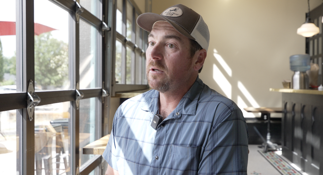 David Hilliard, co-owner of Biscuit Hound Cafe