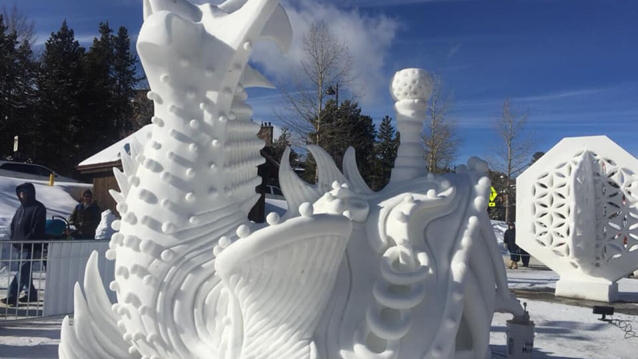 World Snow Sculpture Championships in Breckenridge kicks off