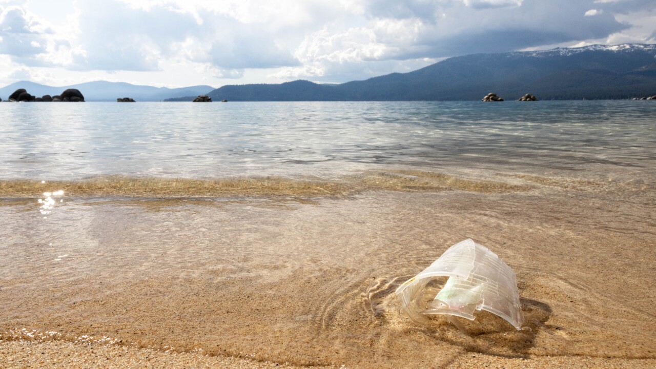 Lake Tahoe plastics