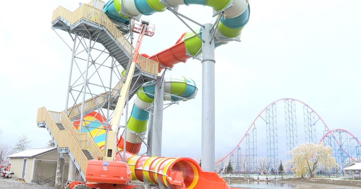 Six Flags Darien Lake debuts new water slide, “Wahoo Wave," prepares