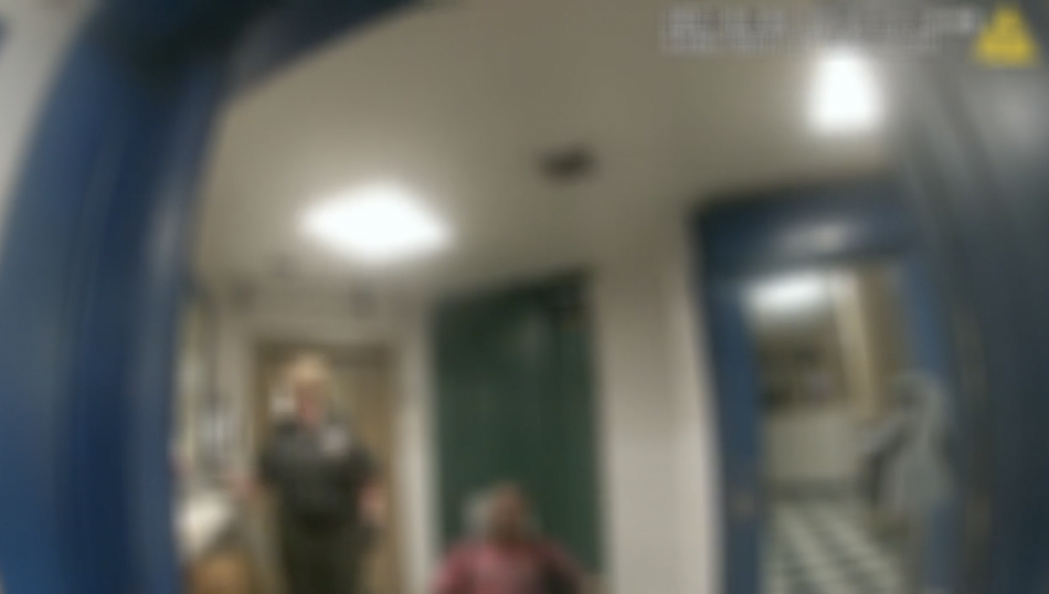 Cincinnati Police Department body camera video of an incident at the Hamilton County Justice Center investigated by CCA