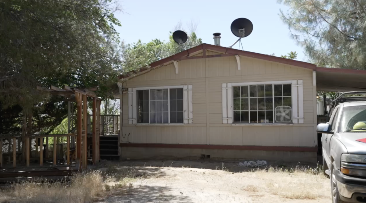 Vietnam veteran Harold Everet Herbaugh's house in Wofford Heights