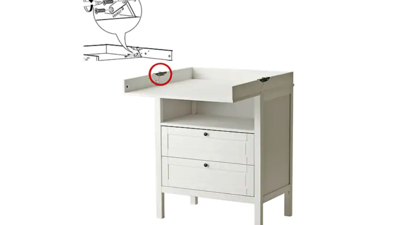 Ikea Issues Alert About Children S Changing Table After Reports Of