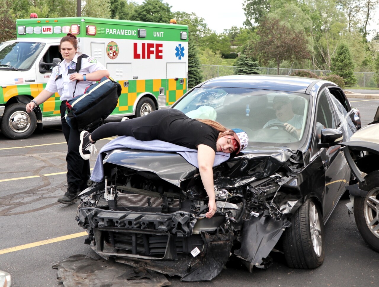 Life EMS mock casualty training