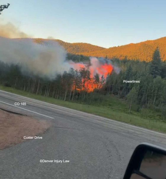 Aspen Acres Fire lawsuit_fire near powerlines_Denver Injury Law LLC