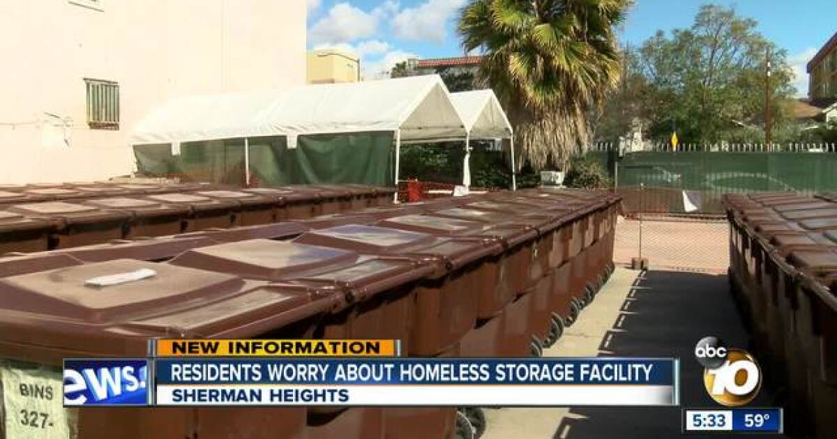 Homeless Storage Unit Residents concerned about homeless storage...
