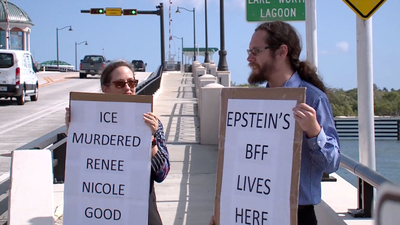 Protesters on Southern Blvd. bridge 