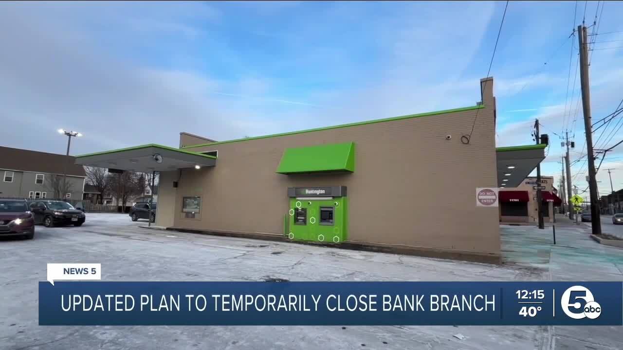 Huntington Bank won’t permanently close on Buckeye Road following
