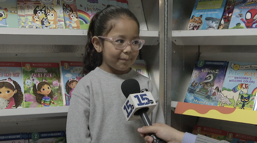 'If You Give a Child a Book' campaign sparks a love of reading at Crockett Elementary