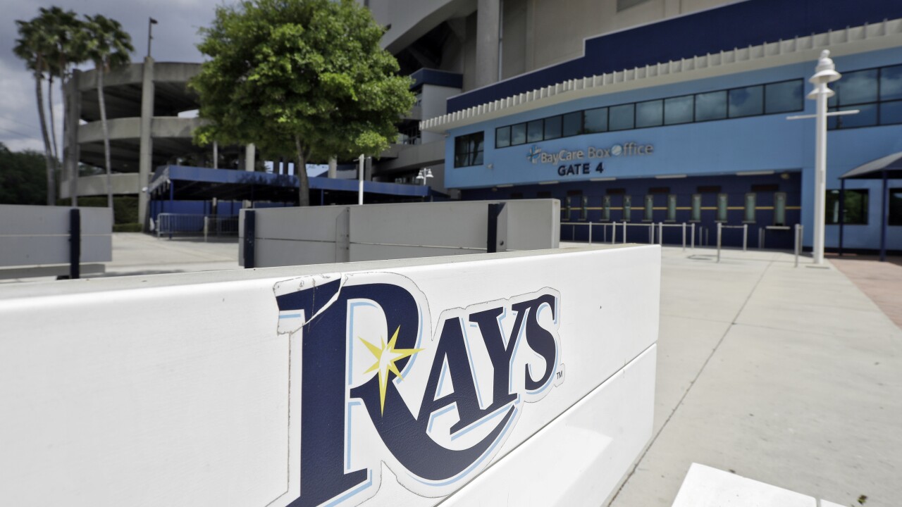 Tuesday's TribeRays game postponed due to Tropical Storm Elsa