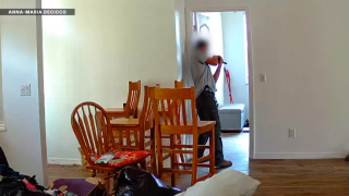 Surveillance video shows armed contractor entering homeowner's home without permission
