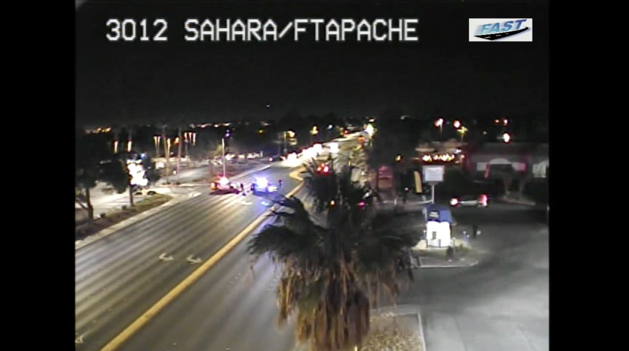 LVMPD: 'Suspicious looking package' found on Sahara Avenue and Fort Apache Road