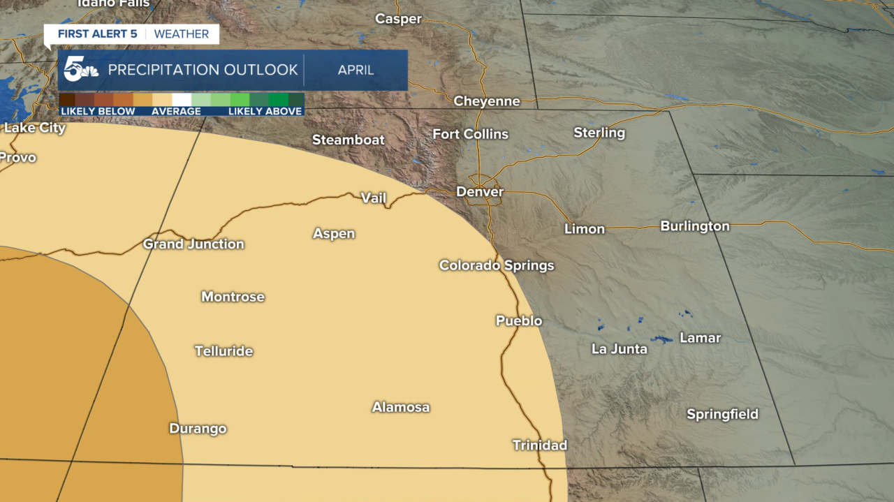 Precipitation Outlook for April