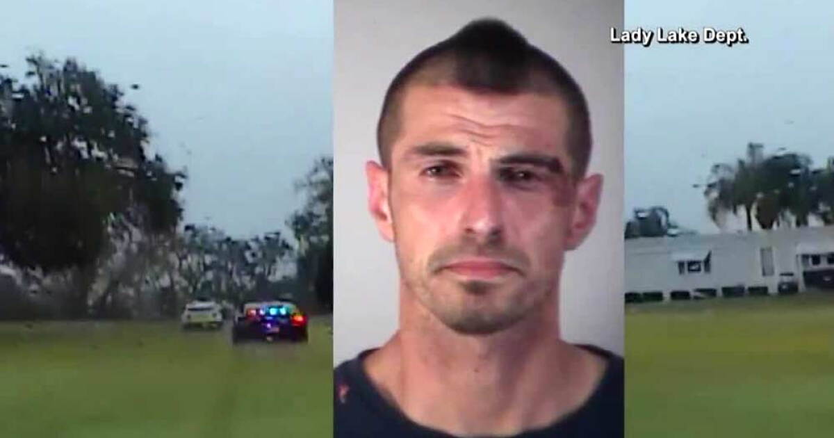 VIDEO: Wild police chase through Central Florida golf course
