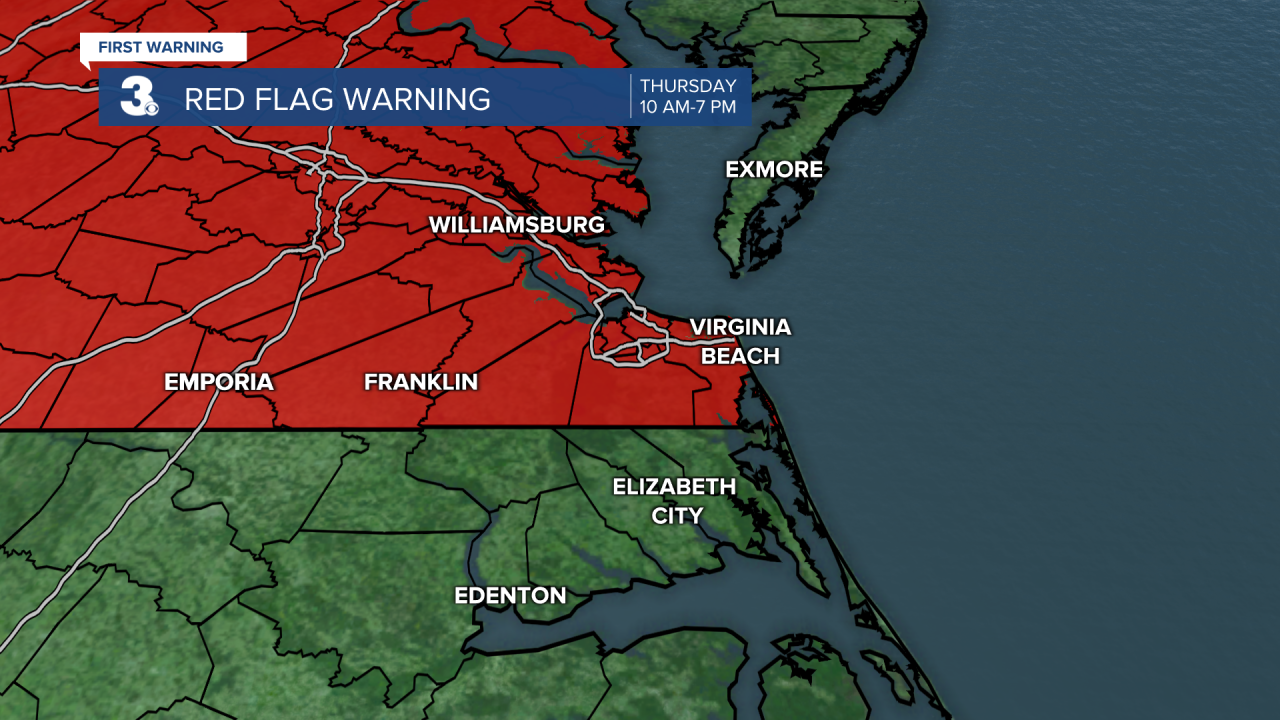 Red Flag Warning Thursday