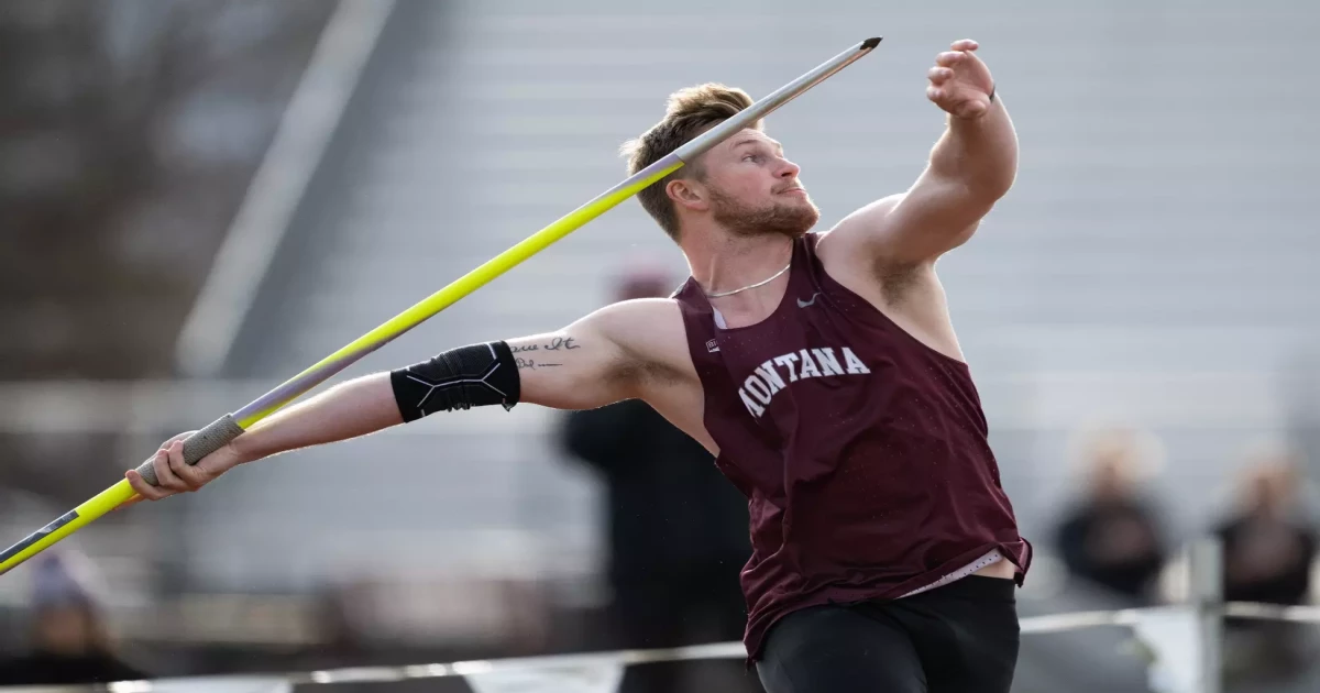 Montana Grizzlies' Evan Todd breaks program javelin record