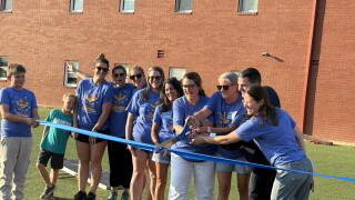 Shayne Elementary gets new turf field after community raises $70K