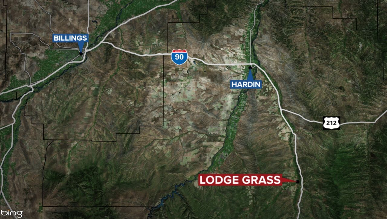 lodge grass map