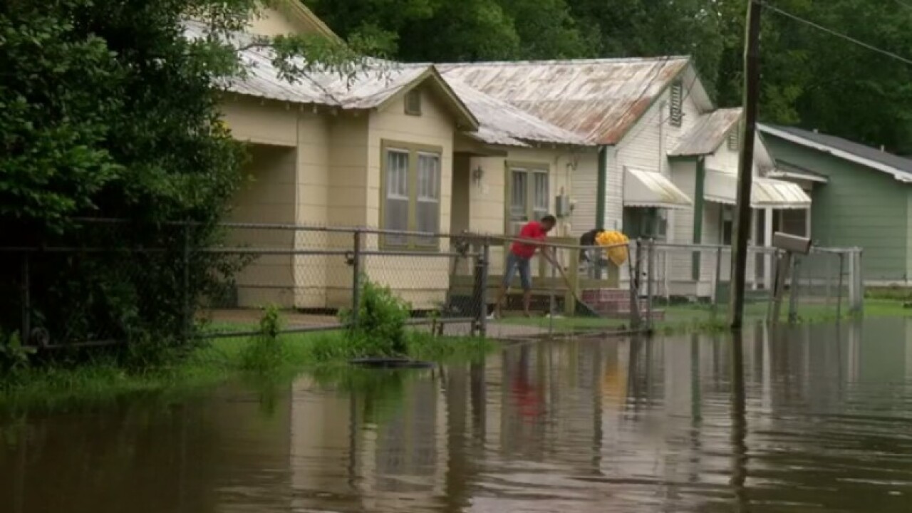Ville Platte floods as Barry's remnants push through on Monday