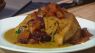 Curry Lamb Crepe with Pineapple-Mango Chutney from Les Crepes