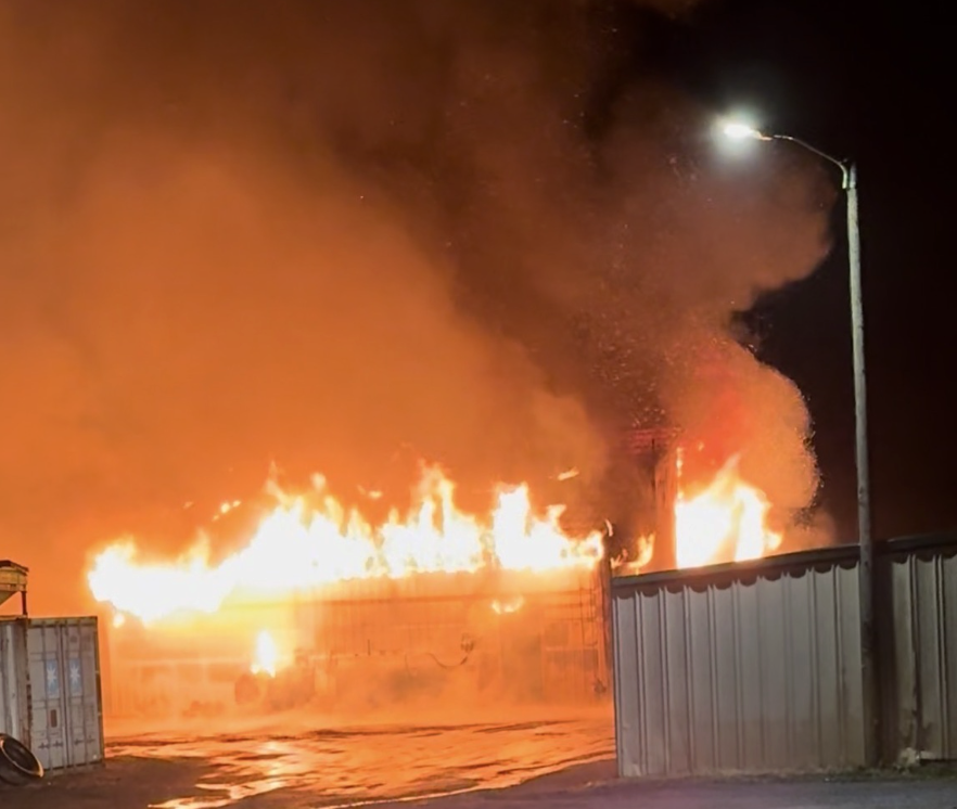 Darlington Garage Fire