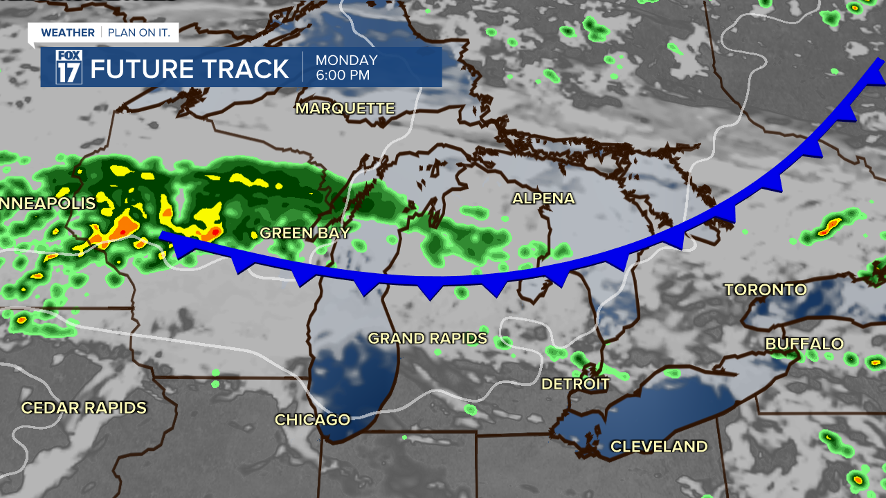 COLD FRONT EXPECTED MONDAY NIGHT
