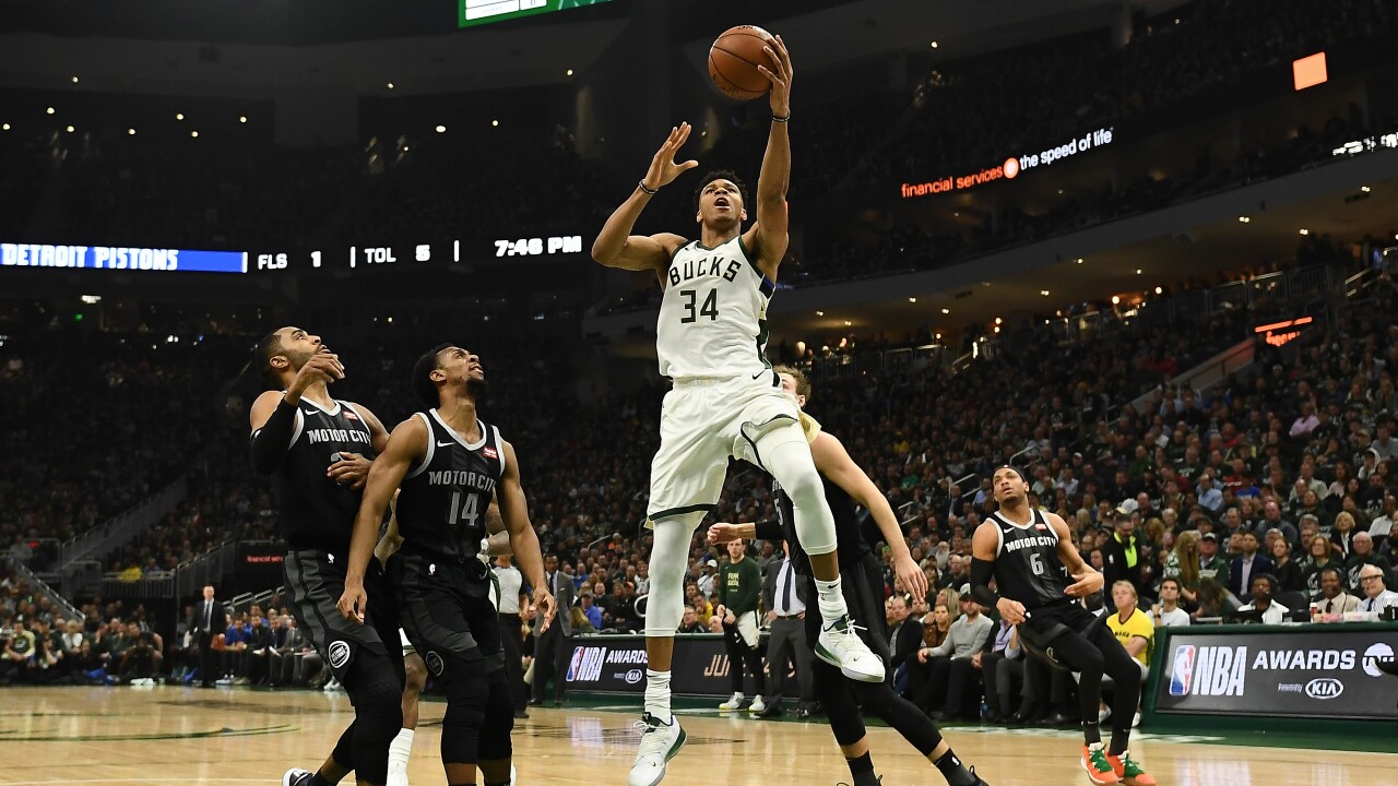 Giannis_Antetokounmpo_Detroit Pistons v Milwaukee Bucks - Game Two