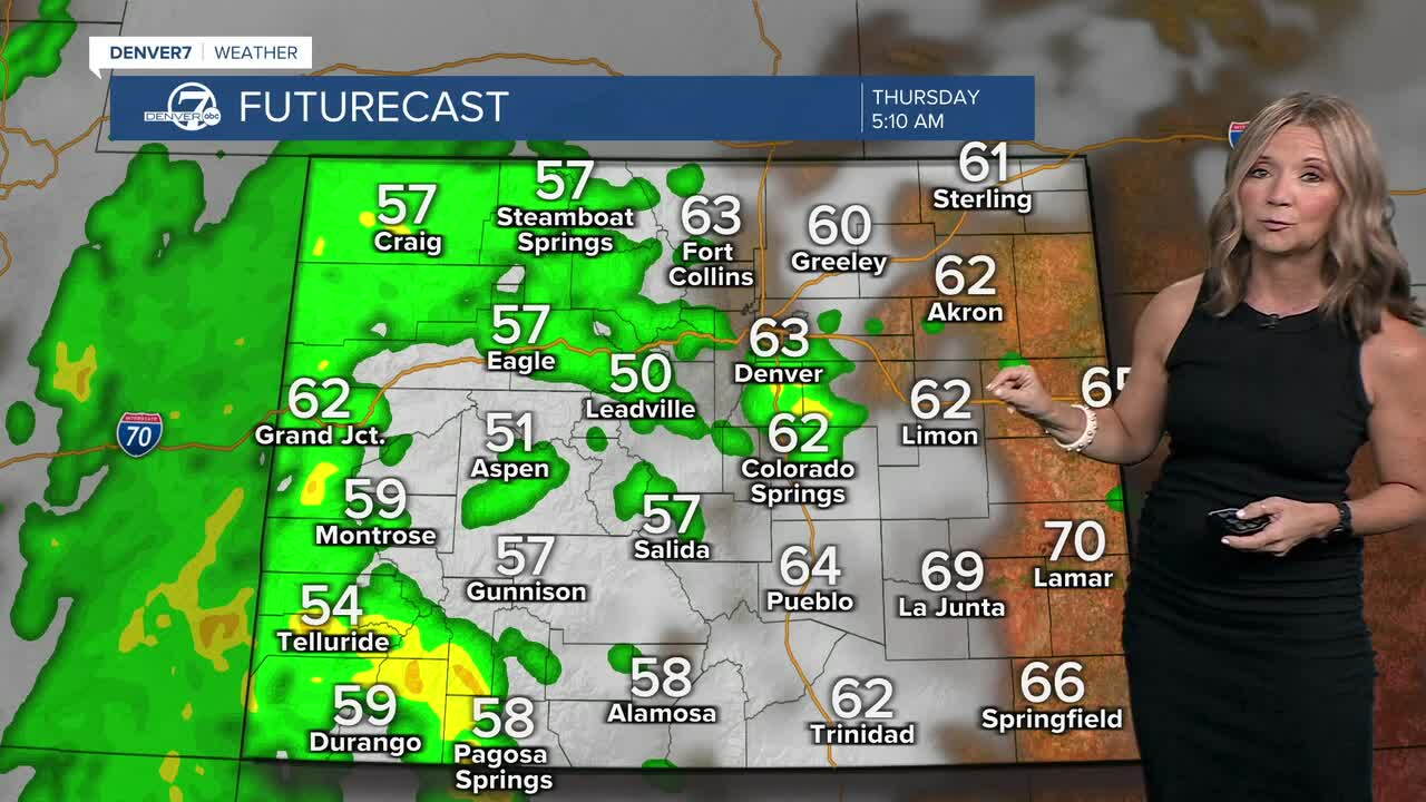 More heavy rain moving into Colorado