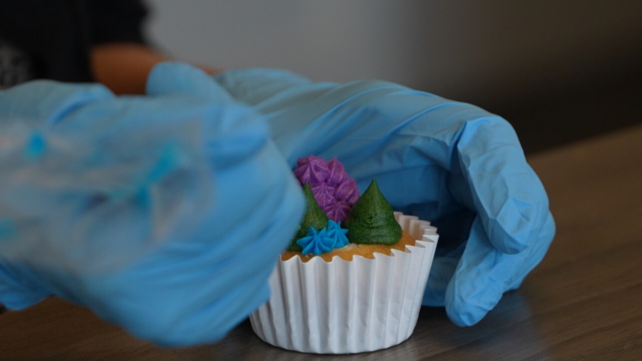 Shepherd woman donating funds from businesses to Huntley Project Schools