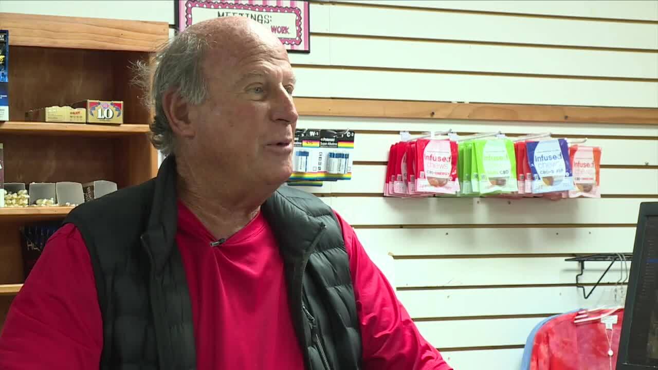 Harvey Blonder, owner of Clematis Street News Stand, prepares to say goodbye to customers after decades