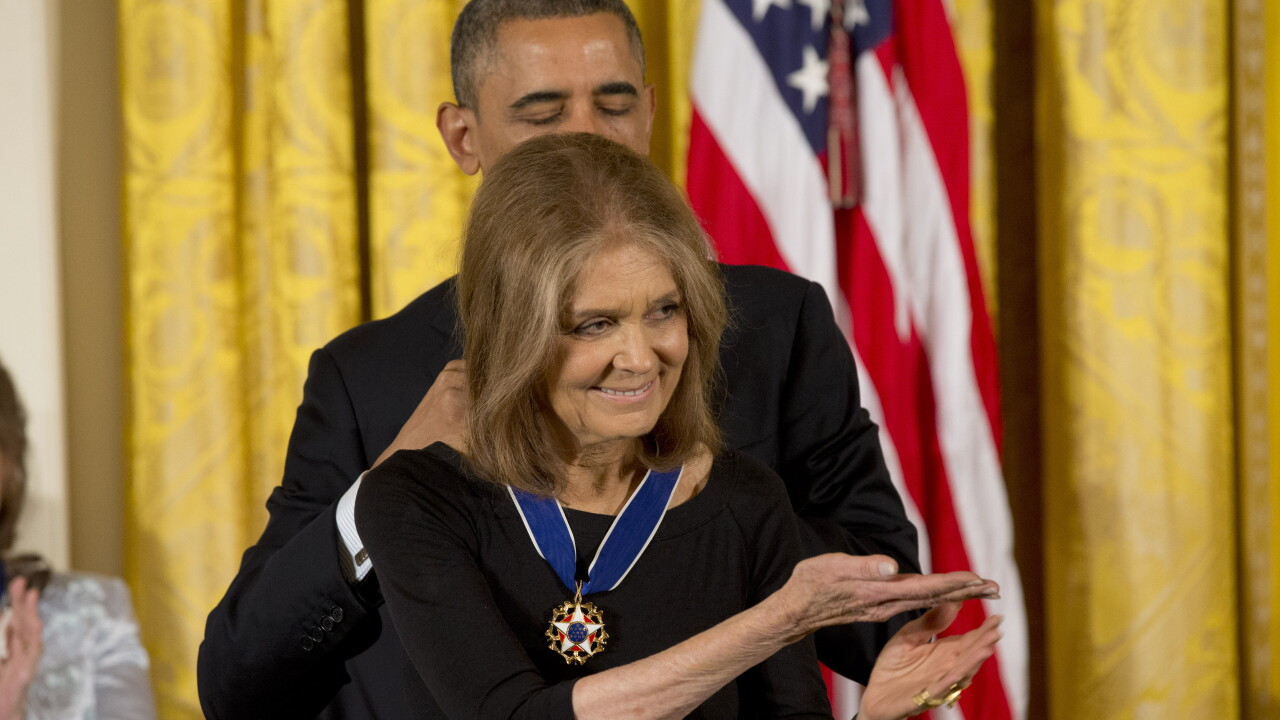 Barack Obama, Gloria Steinem
