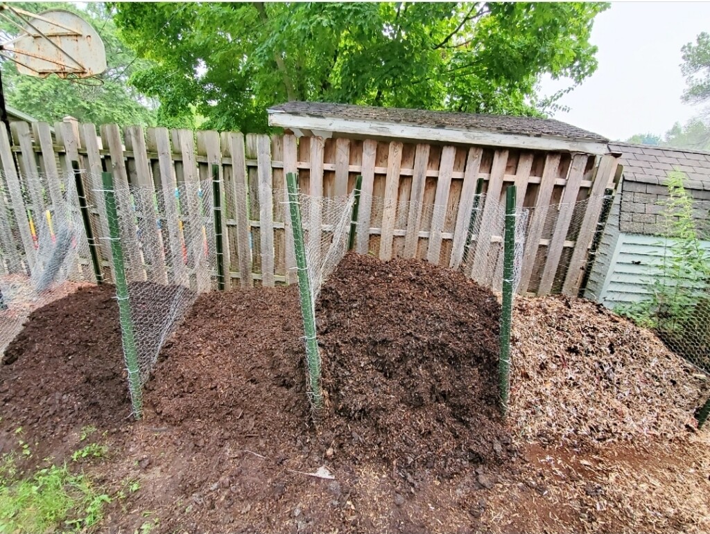 Greener Bay Compost pile