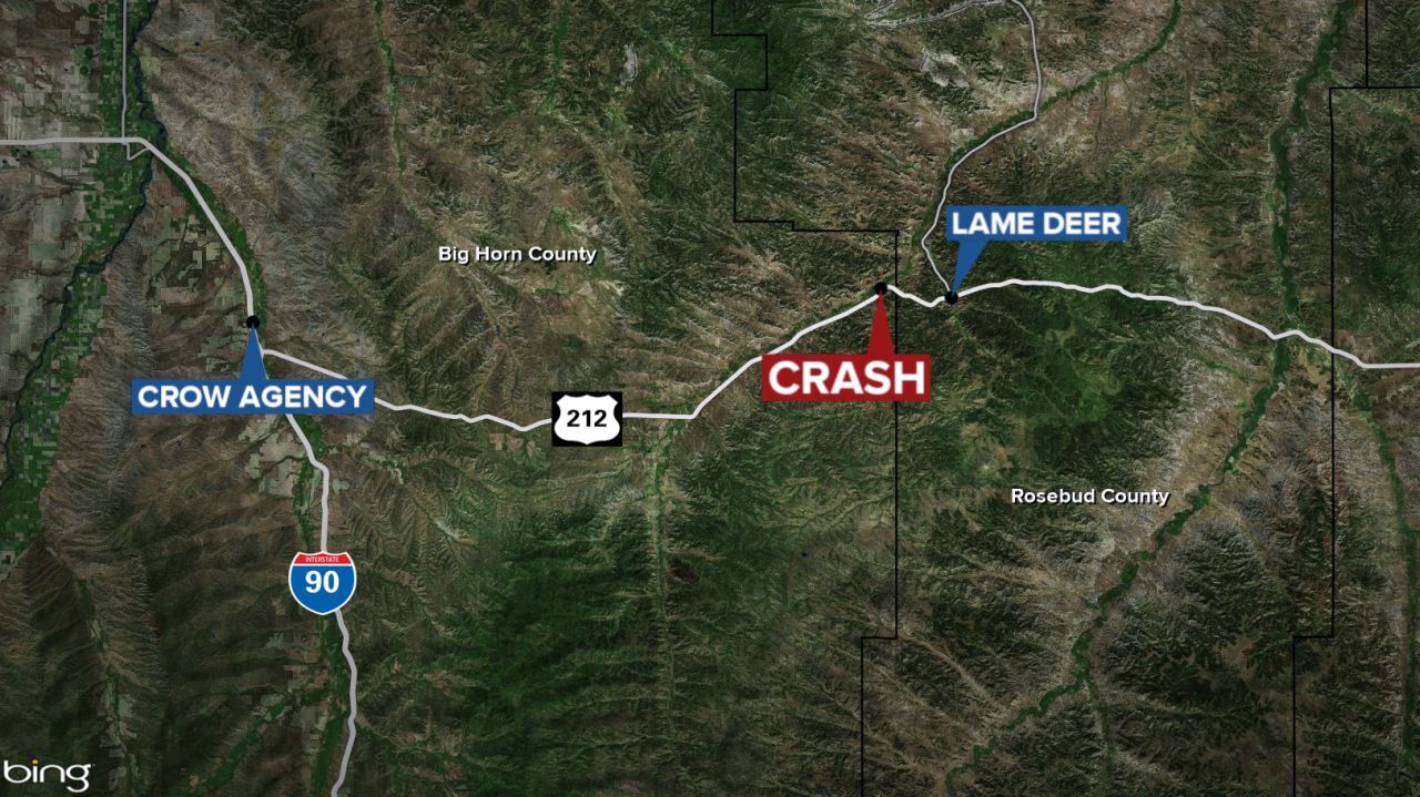 1 person dead, 7 injured in Big Horn County crash