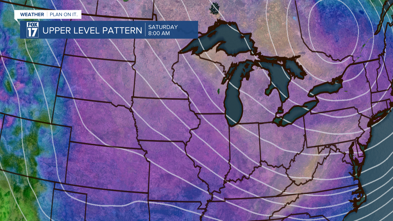 GFS Upper Level 850 500 mb Contours