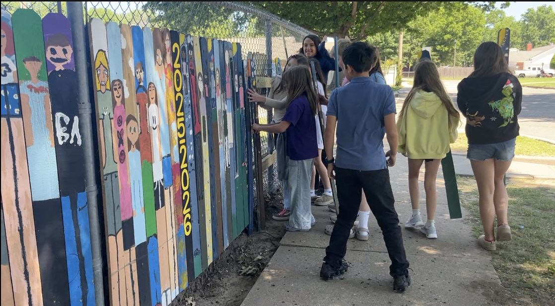 Fifth graders at Leisure Park