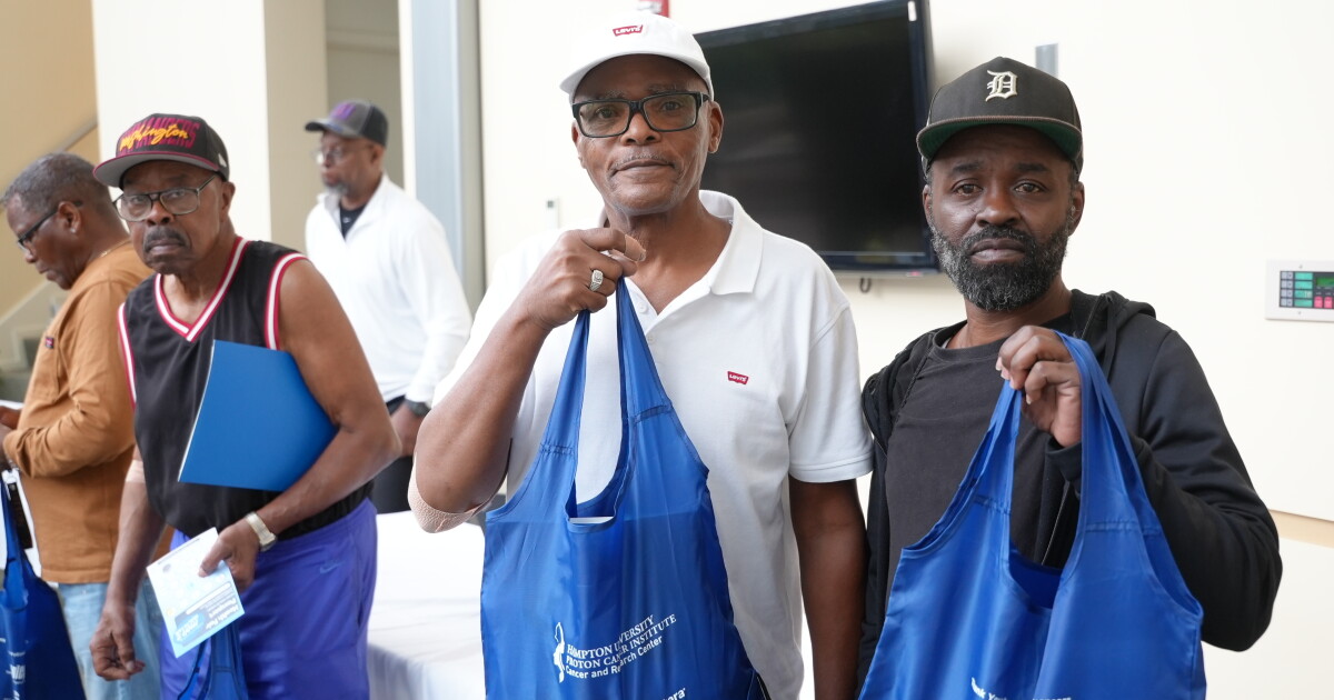 Hampton University Proton Cancer Institute hosts men's health fair focused on prostate cancer screening