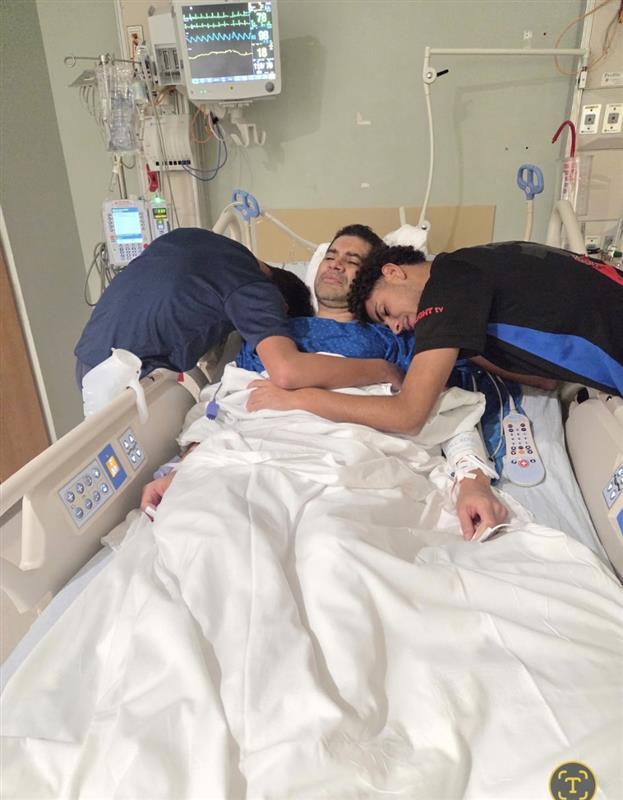 father heart attack reunite