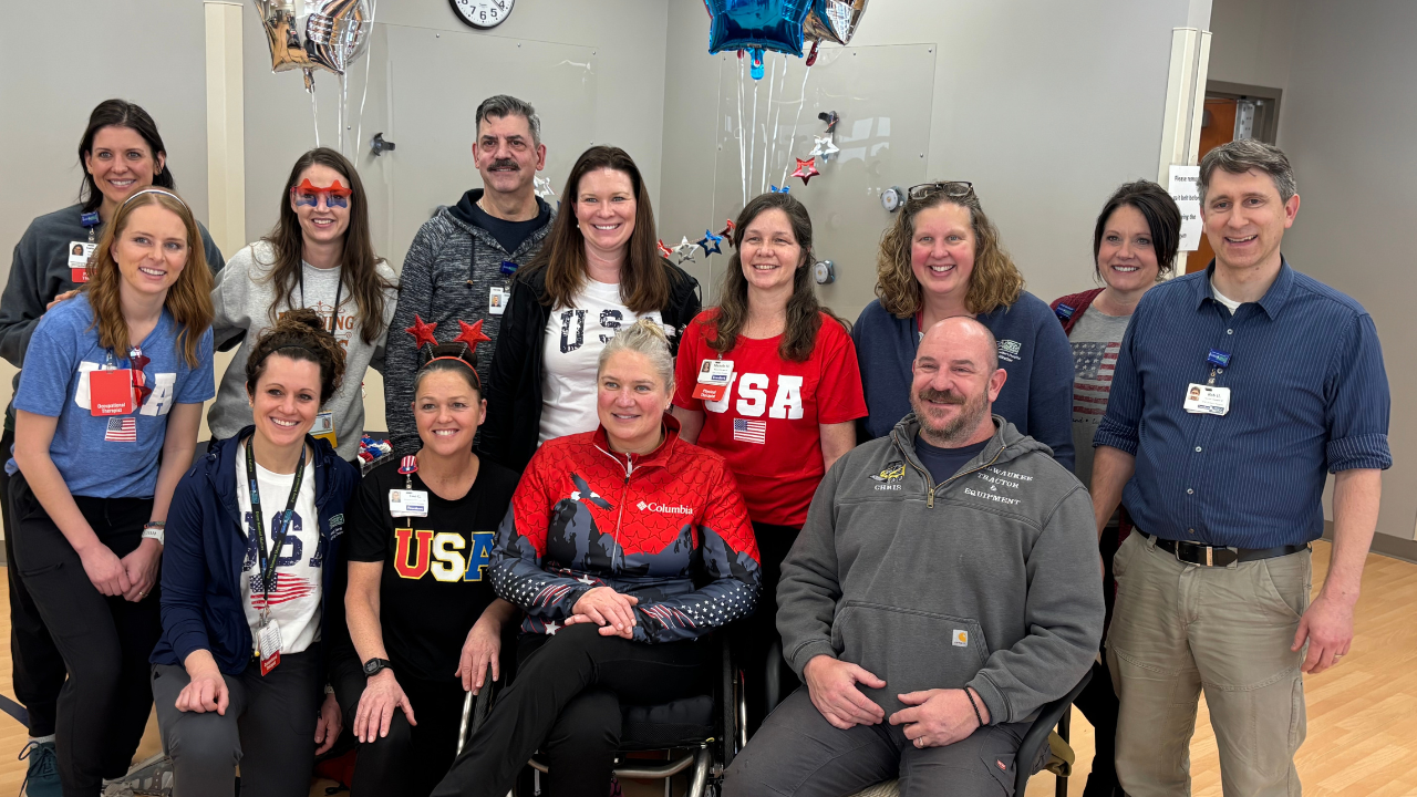 Laura Dwyer paralympic sendoff party