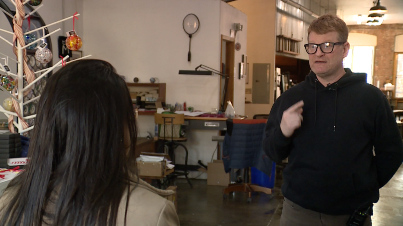 Tyler Kimball, Owner of Monarch Glass Studio